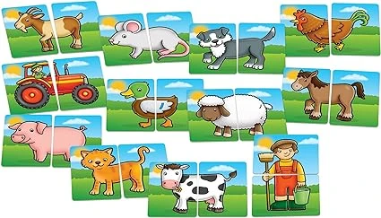 Orchard Toys: Farmyard Heads And Tails Game - Image 2