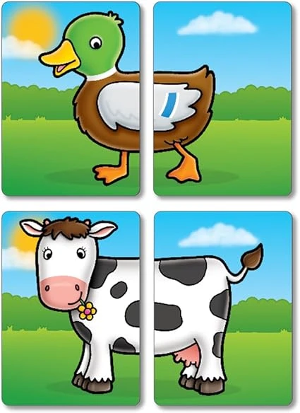 Orchard Toys: Farmyard Heads And Tails Game - Image 4