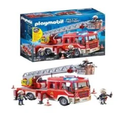 Playmobil – City Action Fire Ladder Unit With Extendable Ladder With Lights And Sound