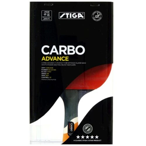 Table Tennis Bat: Stiga Carbo Advance 5*