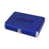 Table Tennis Case: Gewo Bat Wallet Deluxe – Aluminium Blue Case