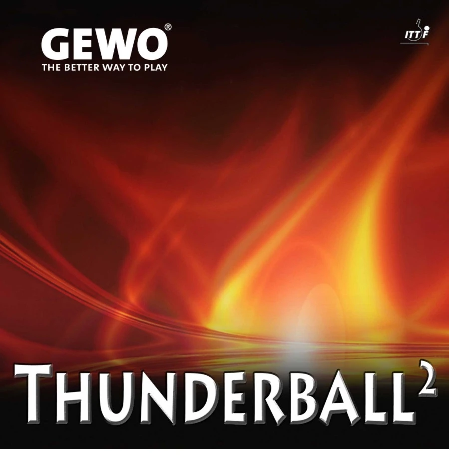 Table Tennis Rubber: Gewo Thunderball 2