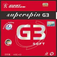 Table Tennis Rubber: Giant Dragon Superspin G3 Soft