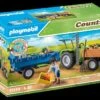 Playmobil – Harvester Tractor With Trailer