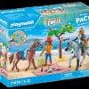 Playmobil – Horseback Riding Trip To The Beach With Amelia And Ben