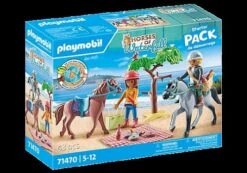 Playmobil – Horseback Riding Trip To The Beach With Amelia And Ben
