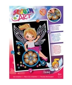 Sequin Art – Izzy Fairy – Red