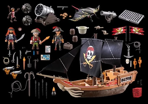 Playmobil β Large Pirate Ship - Image 3