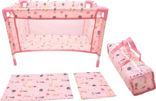 Dolls World Little Treasure β Travel Cot