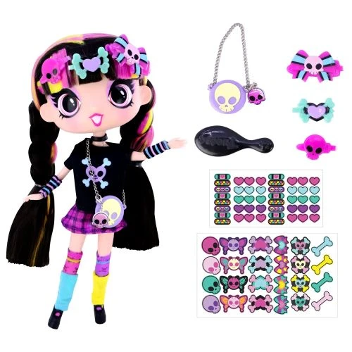 Decora Girlz Sticker ānā Style 11ā³ Collectable Fashion Doll ā Luna - Image 3