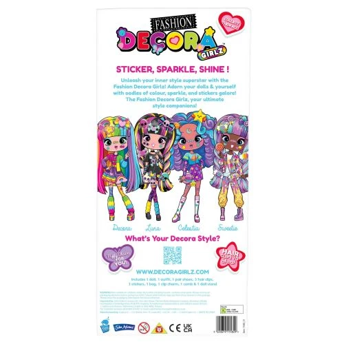 Decora Girlz Sticker ānā Style 11ā³ Collectable Fashion Doll ā Luna - Image 9
