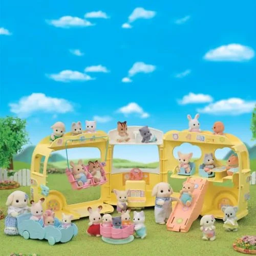 Sylvanian Families β Rainbow Fun Nursery Bus - Image 2