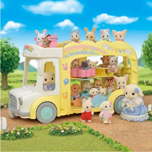 Sylvanian Families β Rainbow Fun Nursery Bus - Image 4