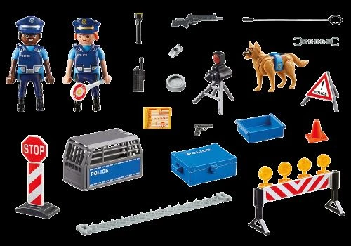 Playmobil β Police Roadblock - Image 5