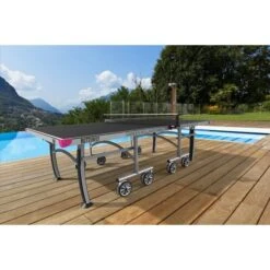 Table Tennis Table: Butterfly Garden Rollaway 8000 Table Tennis Table