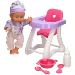 My Baby: Matilda’s High Chair & Feeding Set – 30308