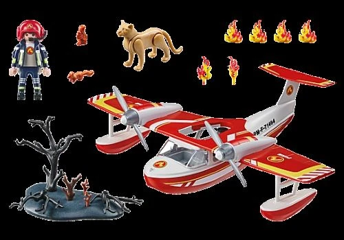Playmobil β Firefighting Seaplane With Extinguishing Function - Image 3
