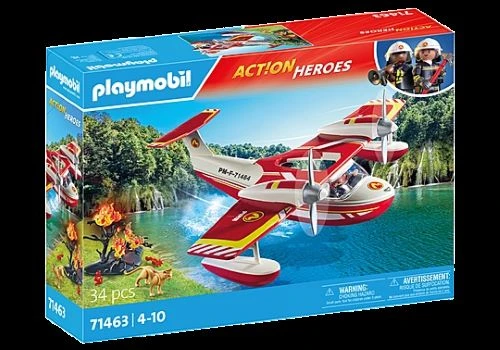 Playmobil β Firefighting Seaplane With Extinguishing Function