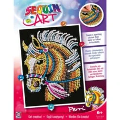 Sequin Art – Perri Pony – Red Medium