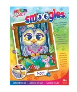 Sequin Art – (Smoogles) Hoot The Owl