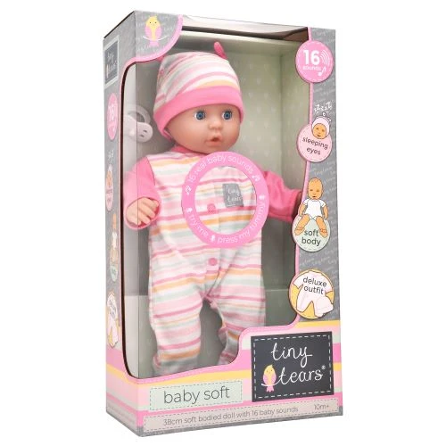 Tiny Tears 15 Inch Baby Soft With 16 Sounds - Image 2