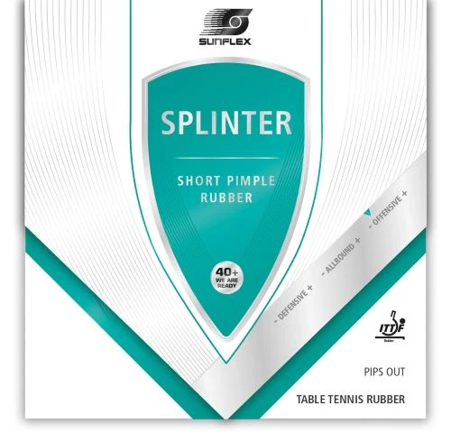 Table Tennis Rubber: Sunflex Rubber Splinter