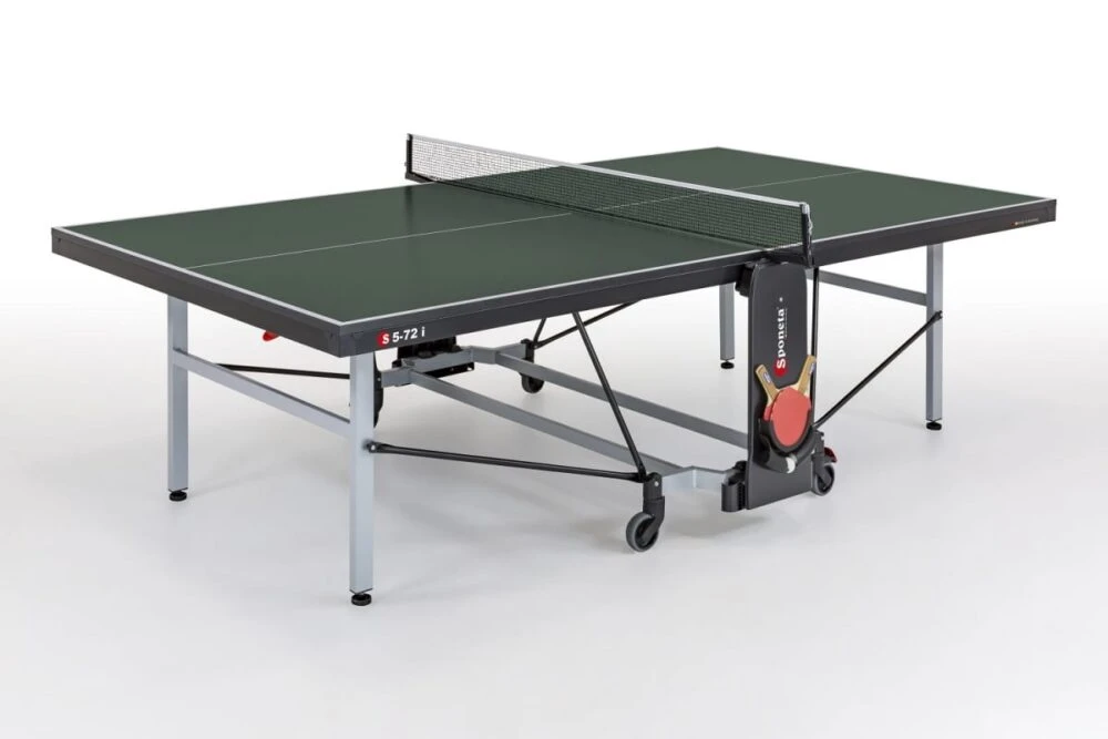 Table Tennis Table: Sponeta Schooline Playback Rollaway Indoor S5-72i – GREEN