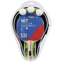 Table Tennis Bat: Stiga Advanced Set 1 X Bat Plus 3 Balls And Bat Case