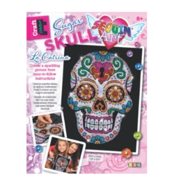 Sequin Art – Sugar Skull-Craft Teen
