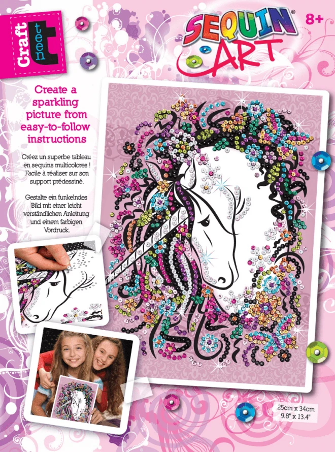 Sequin Art β Unicorn β Craft Teen - Image 2